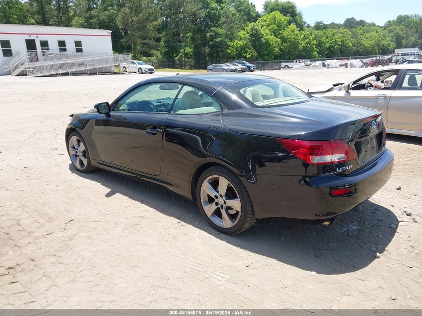 Vin: jthff2c26a2514635, lot: 45654539, lexus is 250c 20103