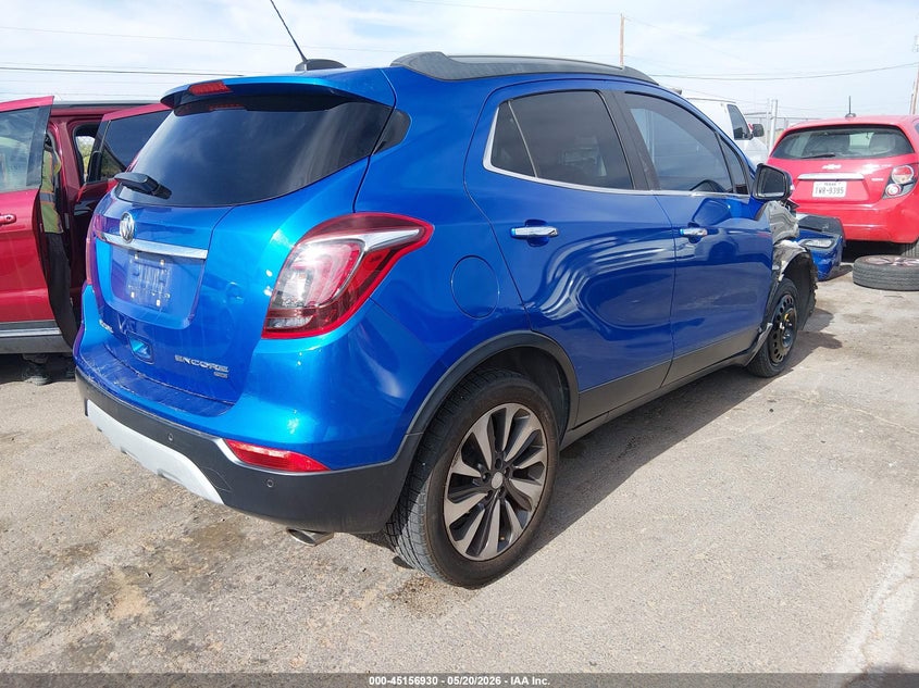 Vin: kl4cjhsb2hb100036, lot: 45654594, buick encore premium 20174