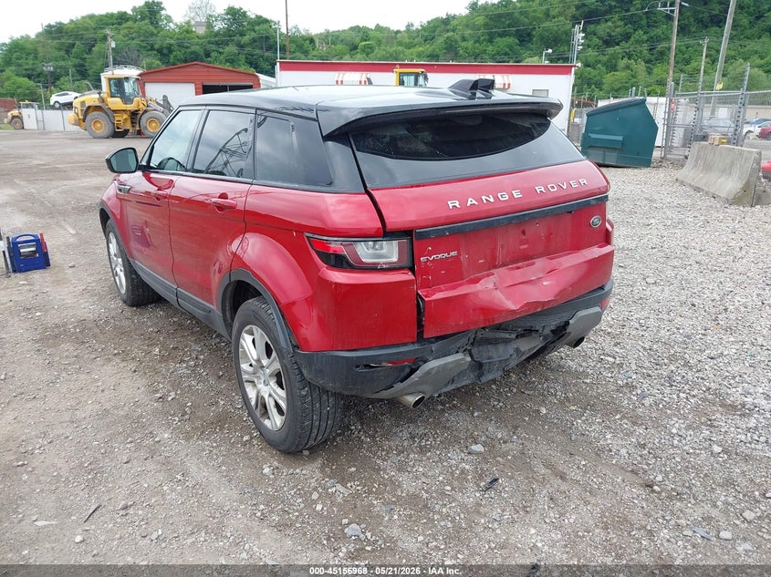 Vin: salvp2rx7kh332852, lot: 45654632, land rover range rover evoque se/se premium 20193