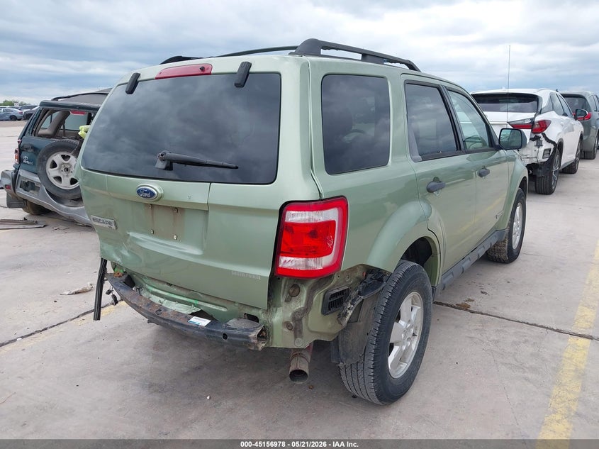 2008 Ford Escape 2.3 Xlt Green Lot 111045156978 Vin 1FMCU03Z98KB91263