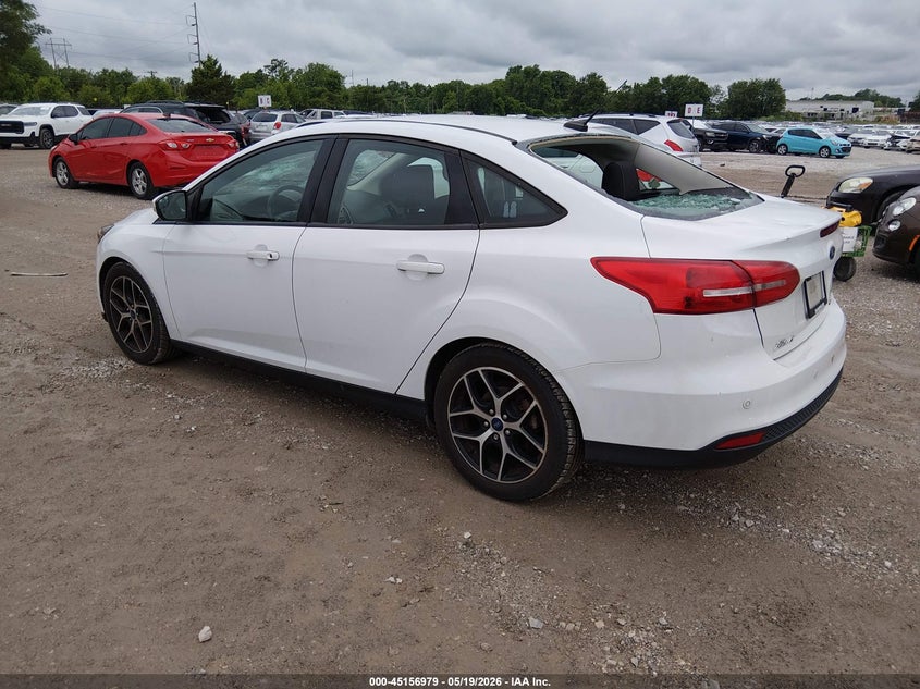 Vin: 1fadp3h29jl211109, lot: 45654643, ford focus sel 20183
