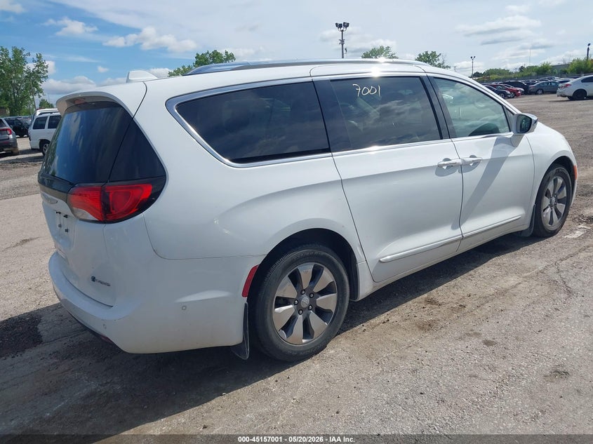 Vin: 2c4rc1n79hr739945, lot: 45654665, chrysler pacifica hybrid platinum 20174