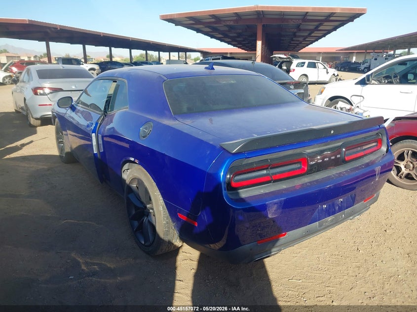 Vin: 2c3cdzag8jh282214, lot: 45654736, dodge challenger sxt plus 20183