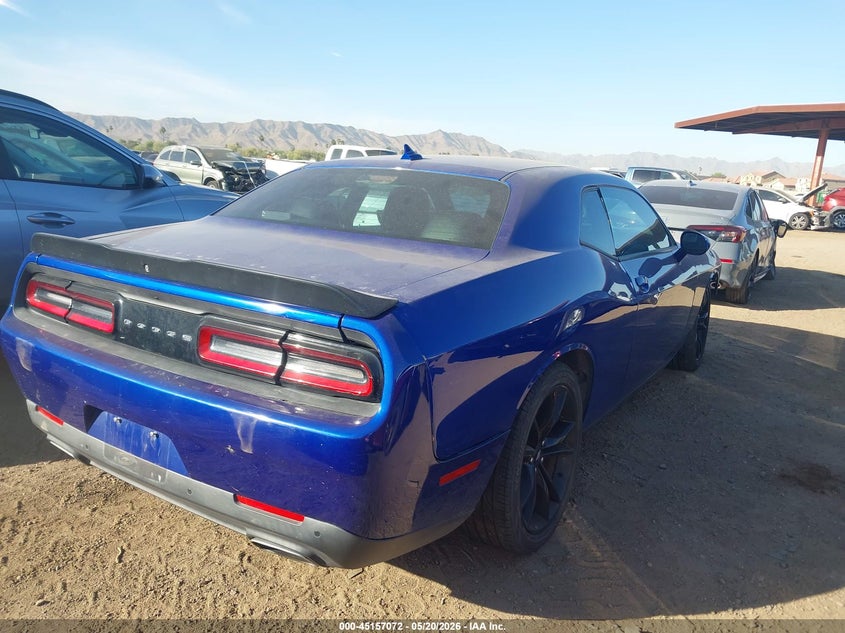 Vin: 2c3cdzag8jh282214, lot: 45654736, dodge challenger sxt plus 20184