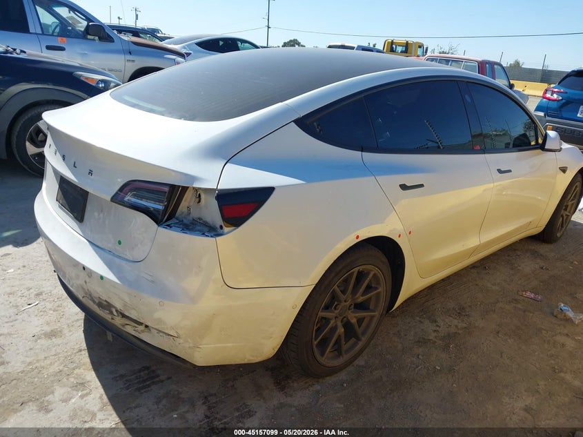 Vin: 5yj3e1eb5lf619620, lot: 45654763, tesla model 3 long range dual motor all-wheel drive 20204