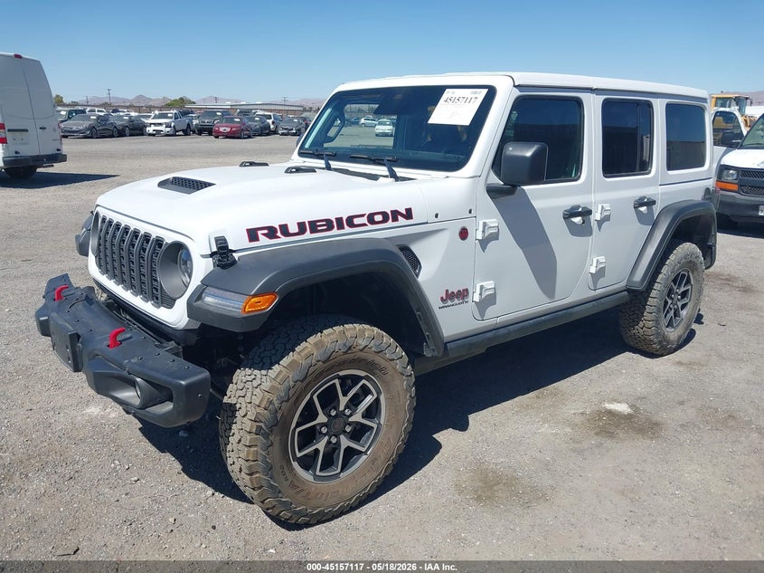 Vin: 1c4pjxfg5tw202875, lot: 45654781, jeep wrangler rubicon 4x4 20262