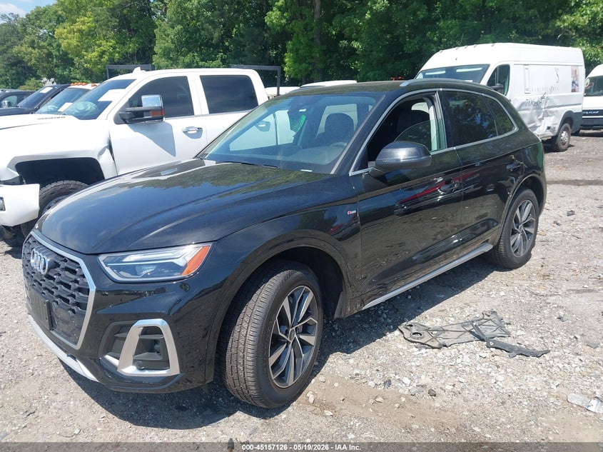 Vin: wa1eaafy8n2011727, lot: 45654791, audi q5 premium plus 45 tfsi s line quattro s tronic 20222
