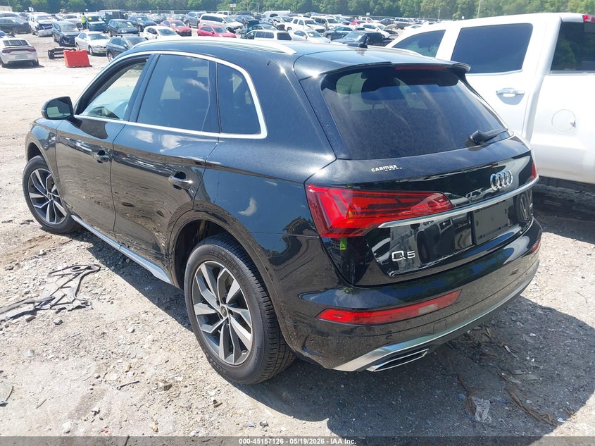 Vin: wa1eaafy8n2011727, lot: 45654791, audi q5 premium plus 45 tfsi s line quattro s tronic 20223