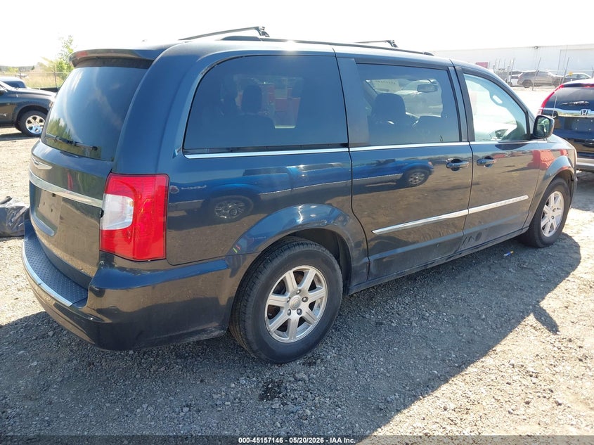Vin: 2c4rc1bg6dr656472, lot: 45654810, chrysler town & country touring 20134