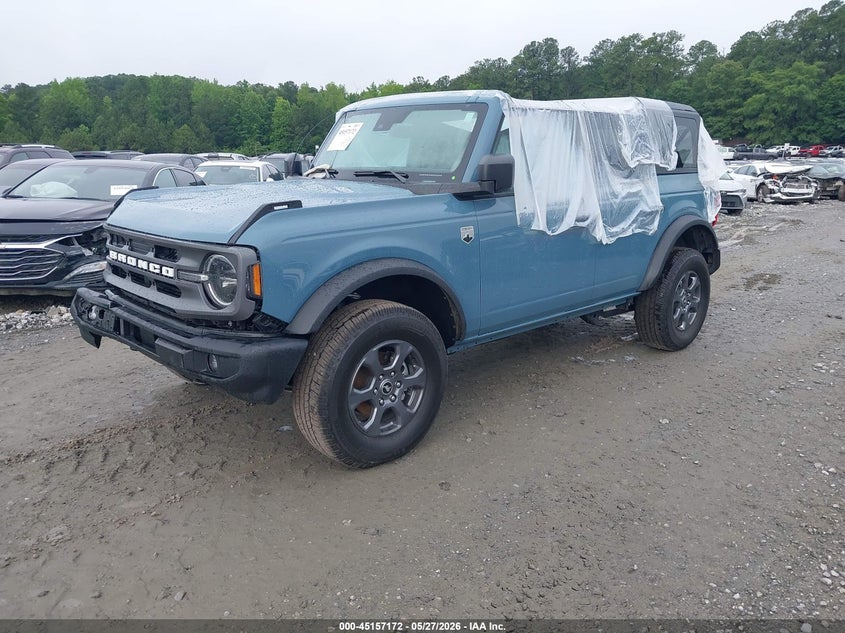 Vin: 1fmde5bhxnlb61721, lot: 45654836, ford bronco big bend 20222