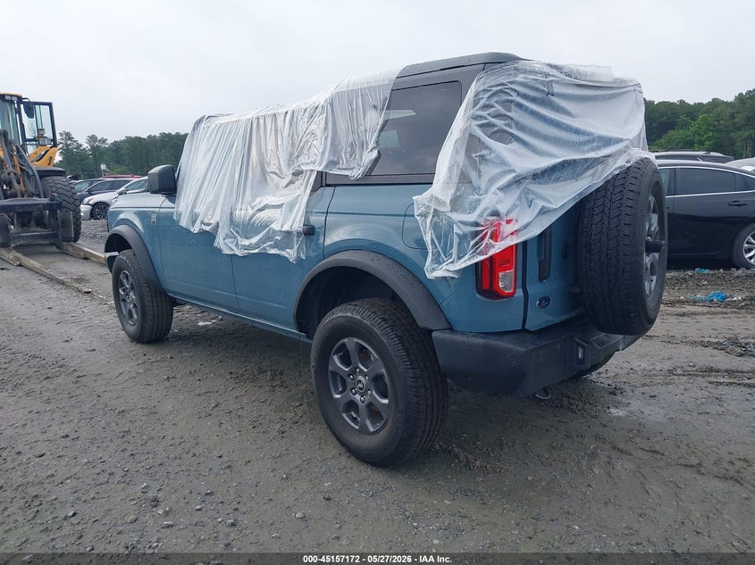 Vin: 1fmde5bhxnlb61721, lot: 45654836, ford bronco big bend 20223