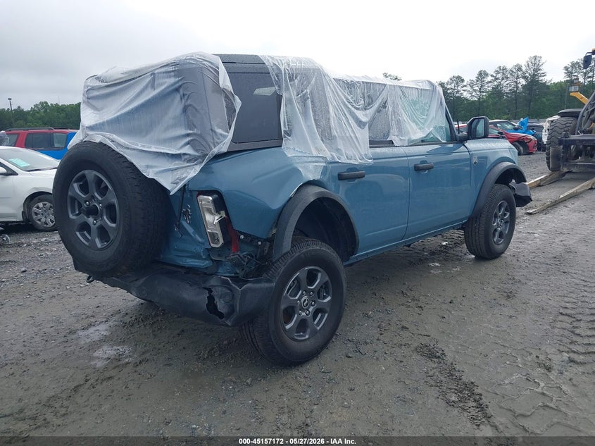 Vin: 1fmde5bhxnlb61721, lot: 45654836, ford bronco big bend 20224