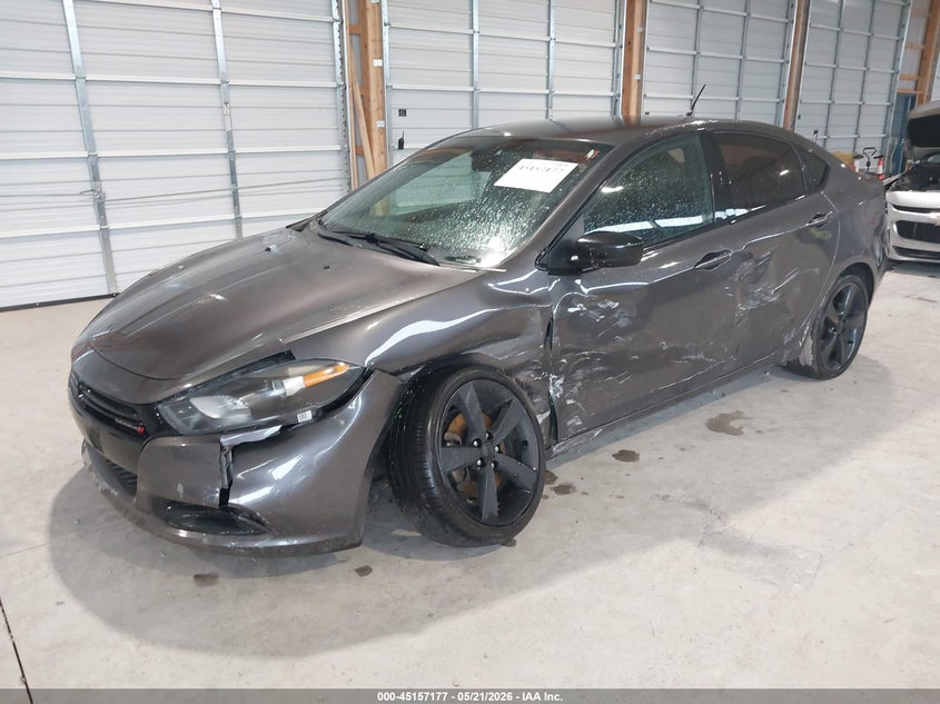 Vin: 1c3cdfbb0fd125282, lot: 45654841, dodge dart sxt 20152