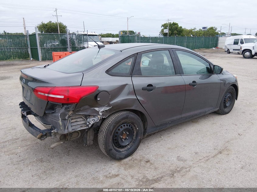 Vin: 1fadp3e25hl255381, lot: 45654845, ford focus s 20174