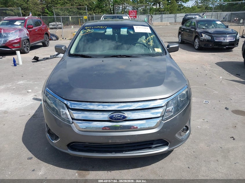 2012 Ford Fusion 2.5 Sel grey Lot 111045157184 Vin 3FAHP0JA3CR424742