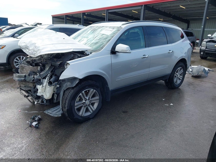 Vin: 1gnkrgkd8hj336645, lot: 45654866, chevrolet traverse 1lt 20172