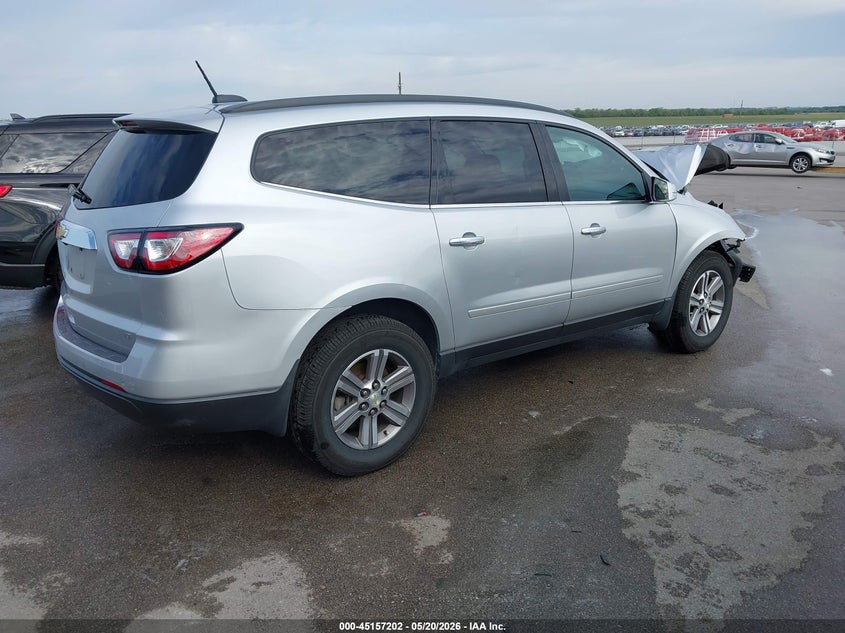 Vin: 1gnkrgkd8hj336645, lot: 45654866, chevrolet traverse 1lt 20174