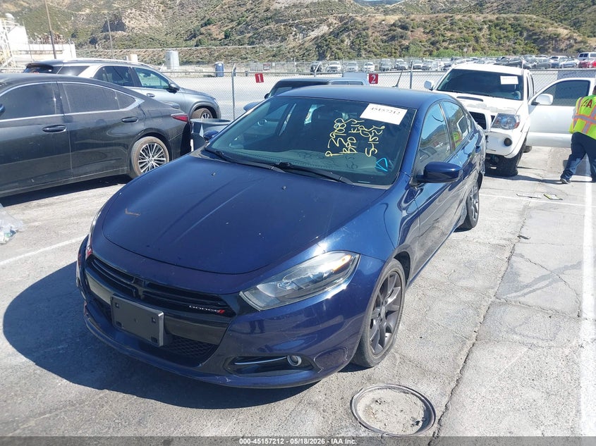 Vin: 1c3cdfbb4fd405853, lot: 45654876, dodge dart sxt 20152