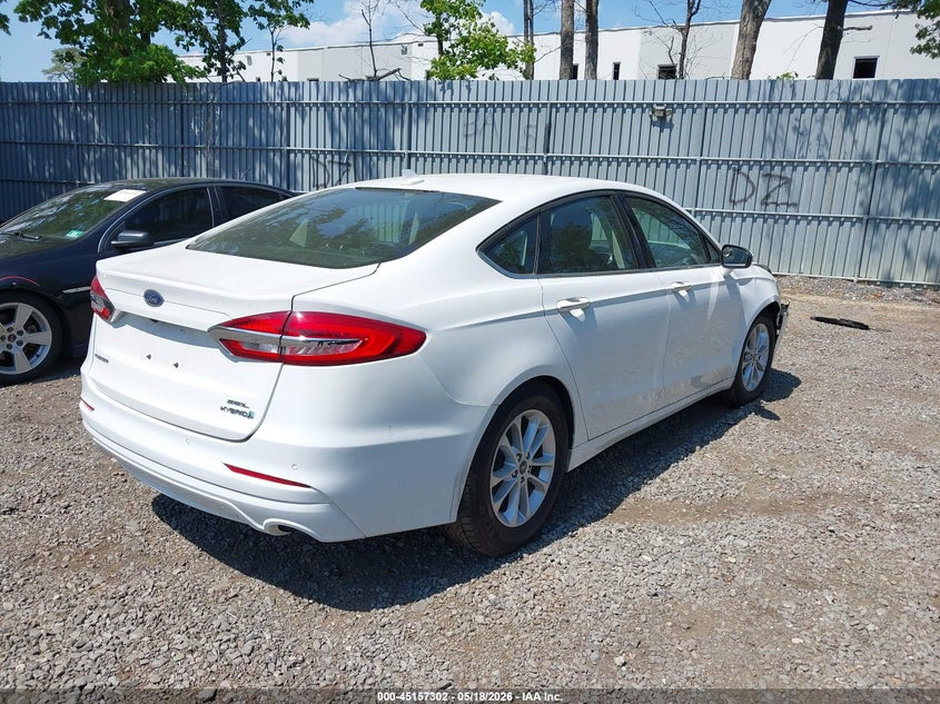 Vin: 3fa6p0mu9lr257865, lot: 45654966, ford fusion hybrid sel 20204