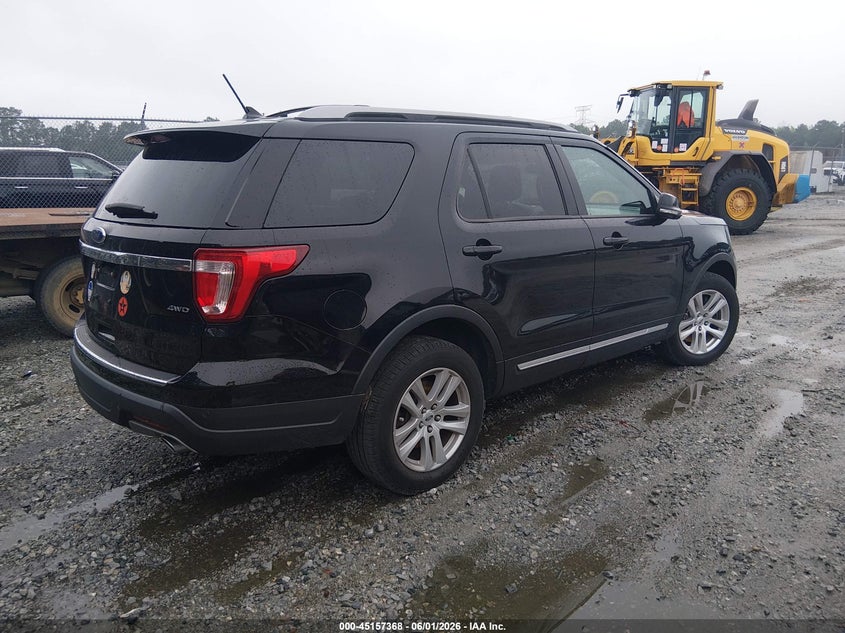 Vin: 1fm5k8d87jgb82797, lot: 45655032, ford explorer xlt 20184