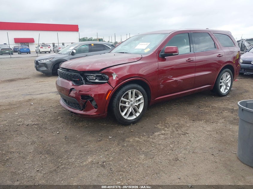 Vin: 1c4rdhdg0nc101501, lot: 45655039, dodge durango gt plus rwd 20222