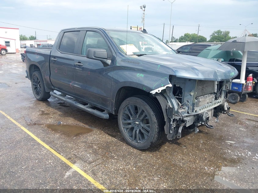 VIN 3GCPWBEK3LG258435 2020 CHEVROLET SILVERADO 1500 2WD  SHORT BED CUSTOM