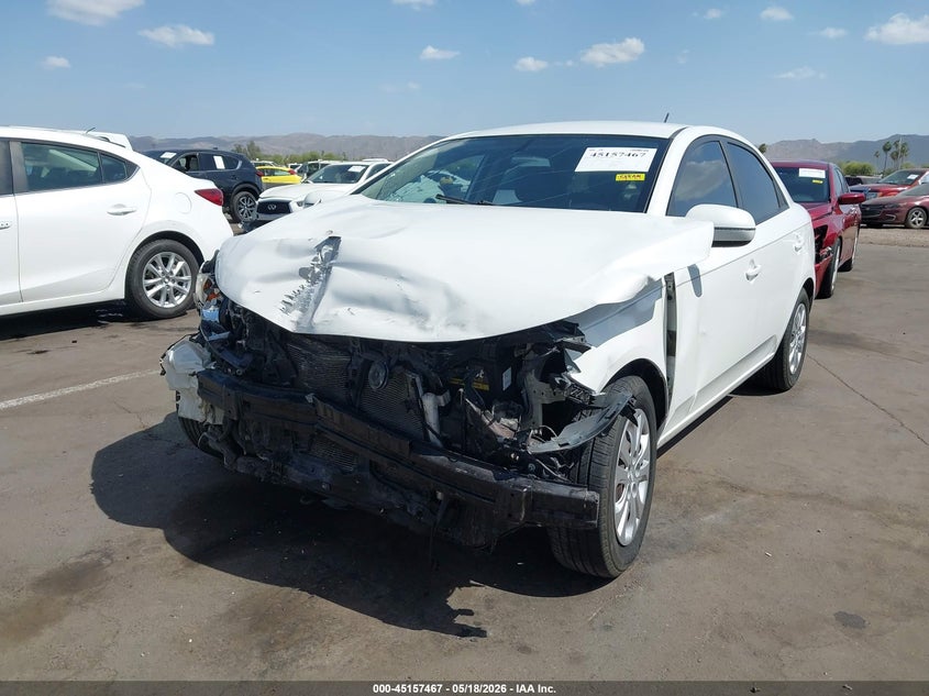 2012 Kia Forte 2.0 Ex white Lot 111045157467 Vin KNAFU4A20C5498985