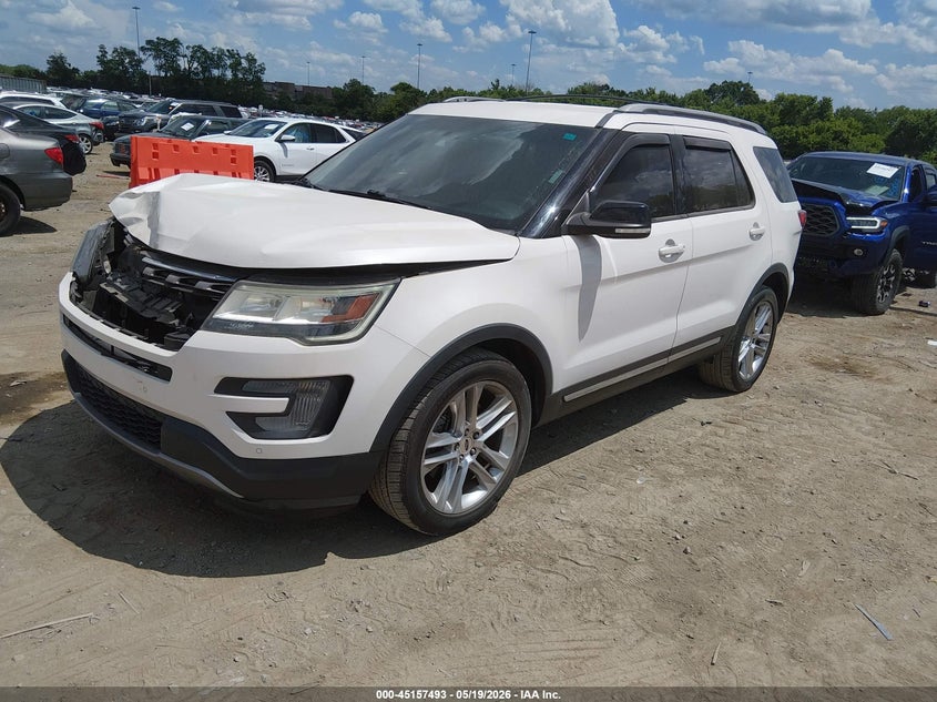 Vin: 1fm5k7d80ggc98023, lot: 45655157, ford explorer xlt 20162