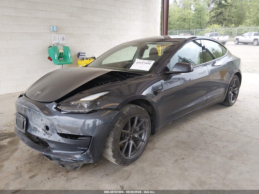 Vin: 5yj3e1eb7pf630723, lot: 45655158, tesla model 3 long range dual motor all-wheel drive 20232