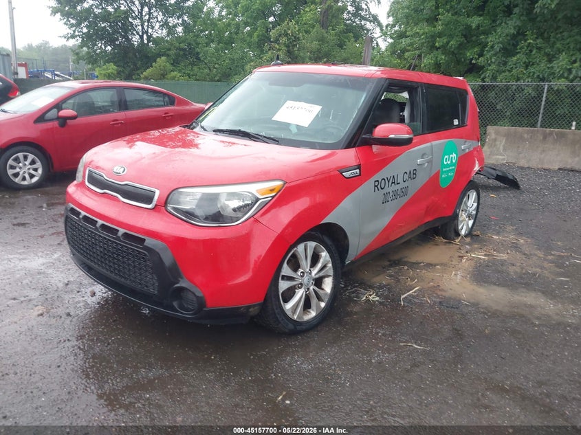 Vin: kndjp3a57e7073151, lot: 45655364, kia soul + 20142