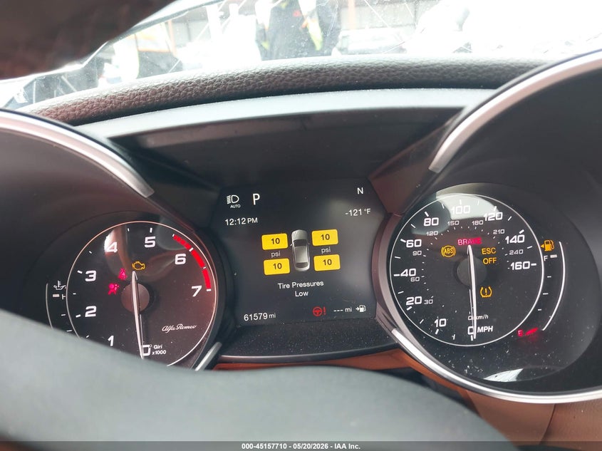 2019 Alfa Romeo Giulia Ti Sport Awd VIN: ZARFANBN4K7602221 Lot: 45157710