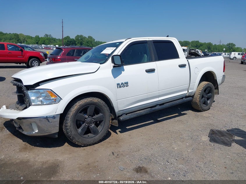 Vin: 1c6rr7lg0es349547, lot: 45655388, ram 1500 outdoorsman 20142