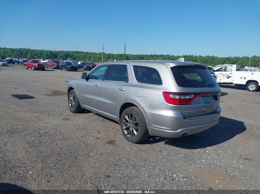 Vin: 1c4rdjdg8hc848002, lot: 45655394, dodge durango gt awd 20173