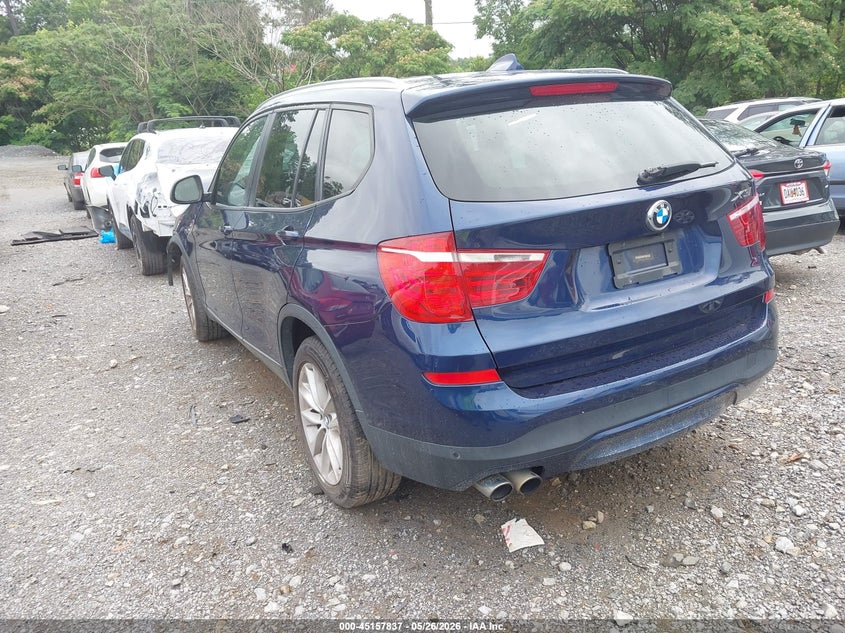 Vin: 5uxwx9c59g0d86575, lot: 45655501, bmw x3 xdrive28i 20163