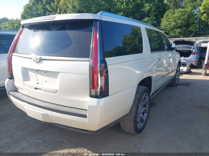 Vin: 1gys4tkj6fr732748, lot: 45655655, cadillac escalade esv premium 20154