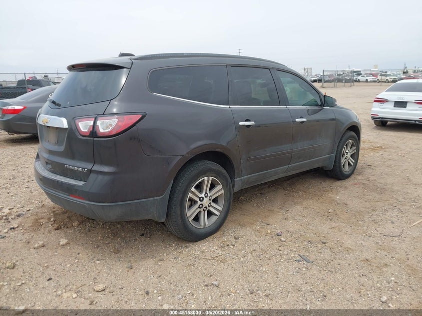 Vin: 1gnkrgkd1gj338753, lot: 45655694, chevrolet traverse 1lt 20164