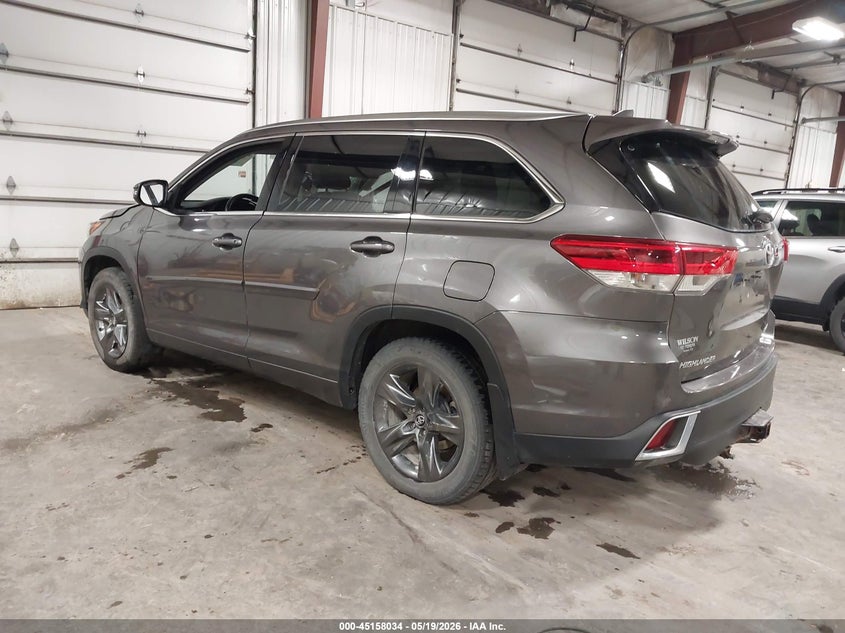 Vin: 5tddzrfh8hs411907, lot: 45655698, toyota highlander limited platinum 20173