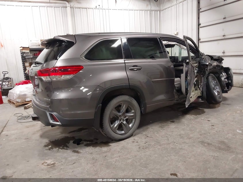 Vin: 5tddzrfh8hs411907, lot: 45655698, toyota highlander limited platinum 20174