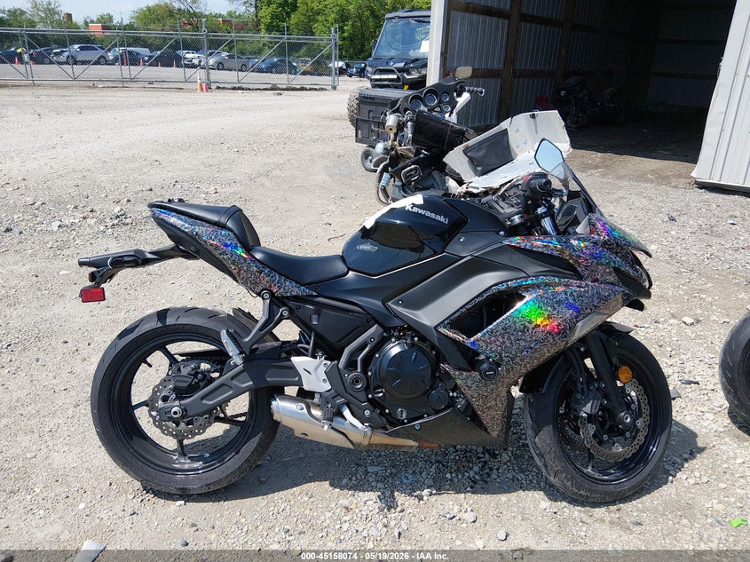 2025 Kawasaki Ex650 R VIN: ML5EXER15SDAF6451 Lot: 45158074