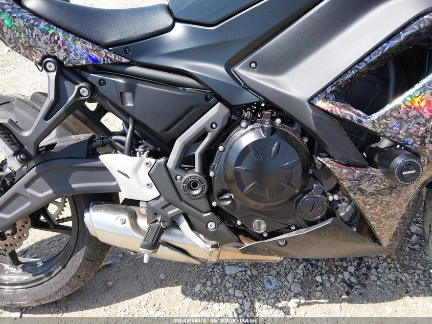 2025 Kawasaki Ex650 R VIN: ML5EXER15SDAF6451 Lot: 45158074