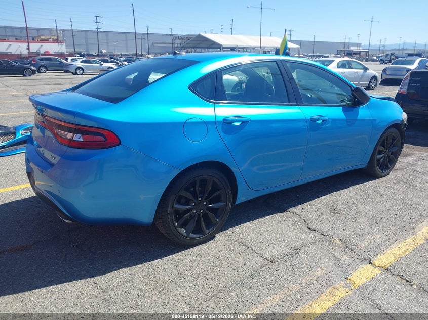 Vin: 1c3cdfgb9gd819110, lot: 45655783, dodge dart gt sport blacktop 20164
