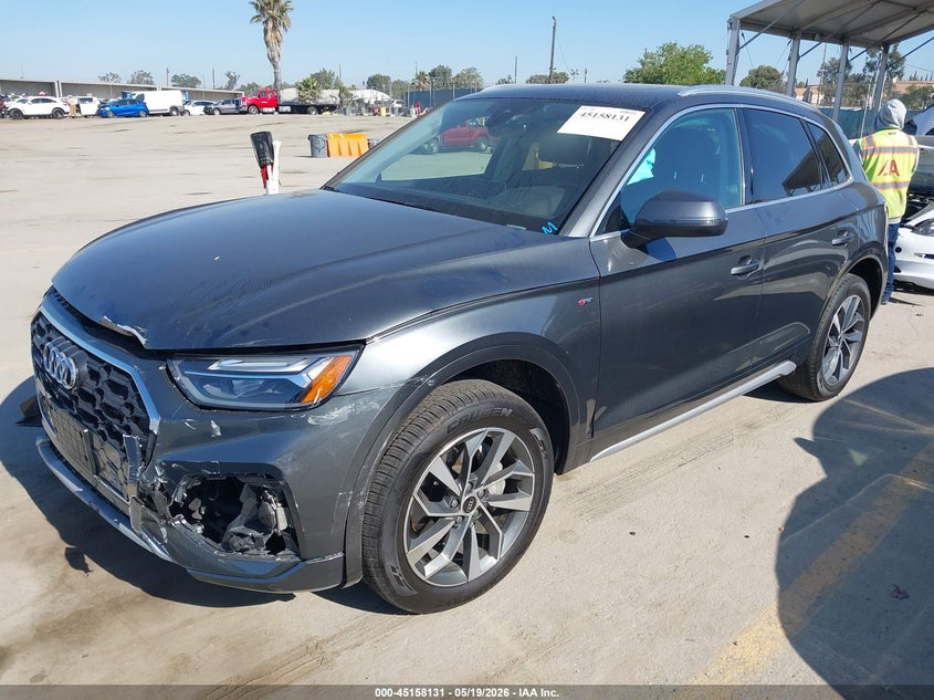 Vin: wa1eaafy8p2103536, lot: 45655795, audi q5 premium plus 45 tfsi s line quattro 20232
