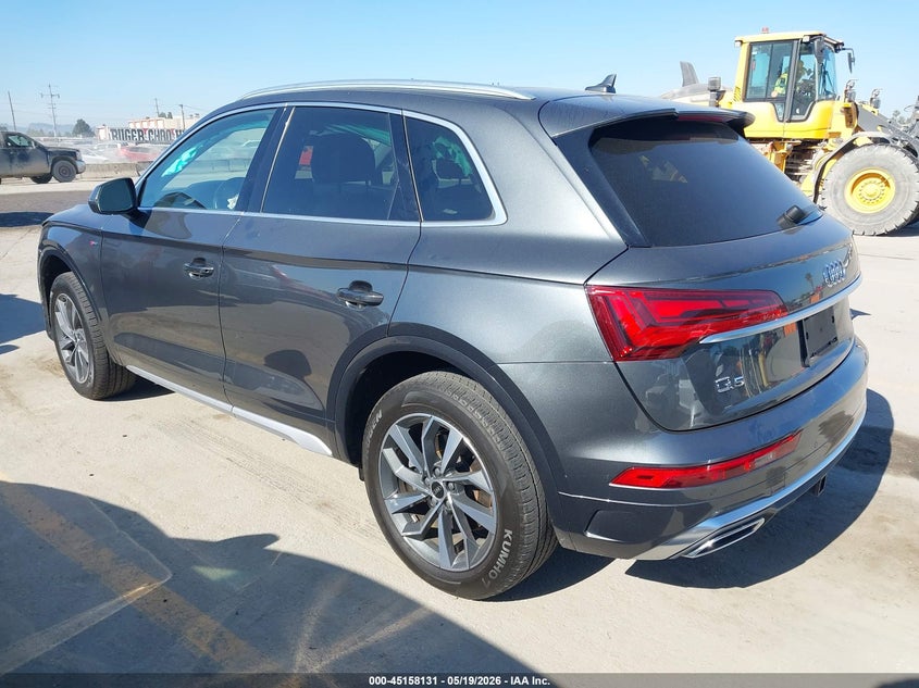 Vin: wa1eaafy8p2103536, lot: 45655795, audi q5 premium plus 45 tfsi s line quattro 20233