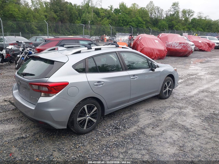 Vin: 4s3gtav69l3721719, lot: 45655812, subaru impreza premium 5-door 20204