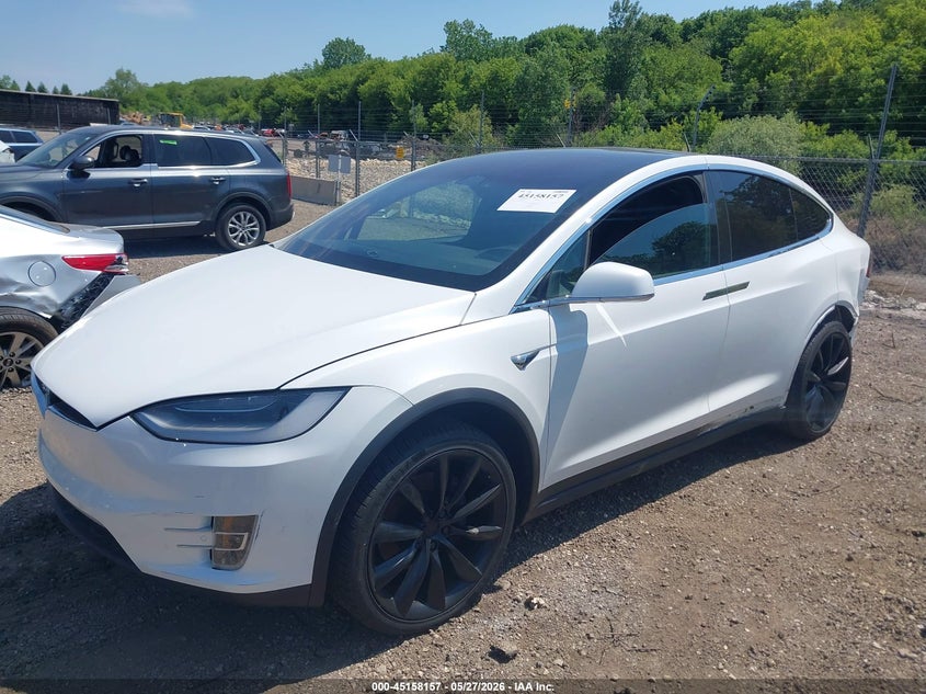 Vin: 5yjxcbe2xmf323703, lot: 45655821, tesla model x long range dual motor all-wheel drive/long range plus dual motor all-wheel drive 20212