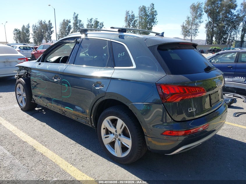 Vin: wa1bnafy6j2123900, lot: 45655872, audi q5 2.0t premium/2.0t tech premium 20183