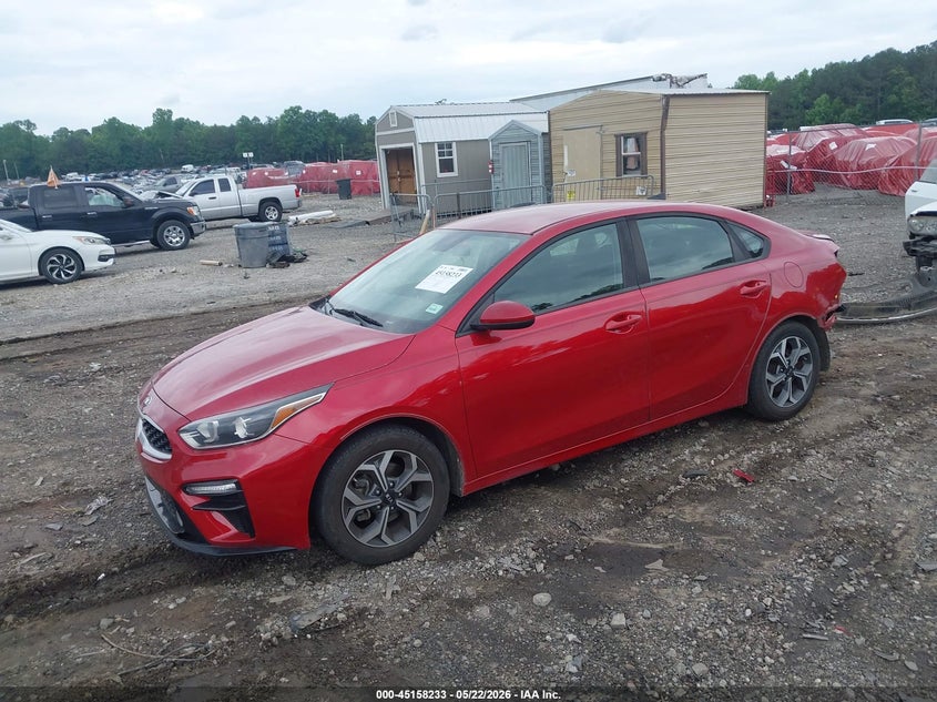 Vin: 3kpf24ad9ke011795, lot: 45655898, kia forte lxs 20192