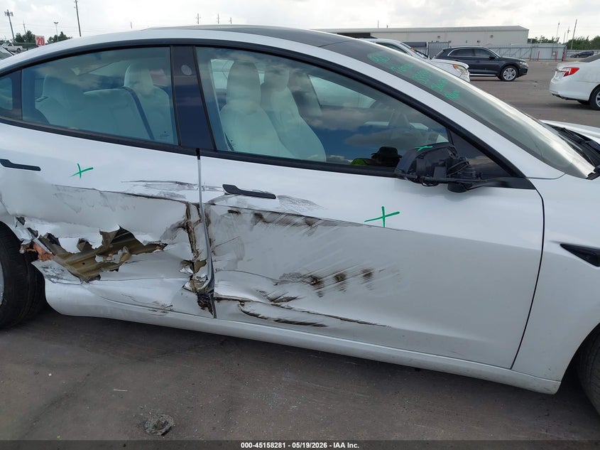 TESLA MODEL 3 2022 VIN 5YJ3E1EB7NF339345