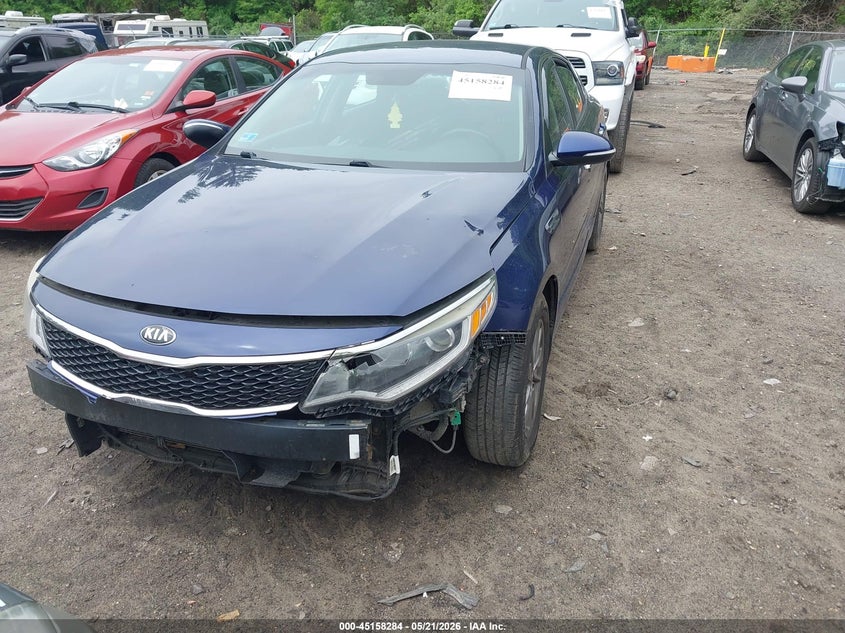 Vin: 5xxgt4l15gg009304, lot: 45655948, kia optima lx turbo 20162