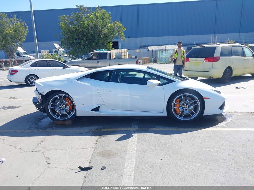 2015 Lamborghini Huracan Lp610-4 VIN: ZHWUC1ZF5FLA02589 Lot: 45158331
